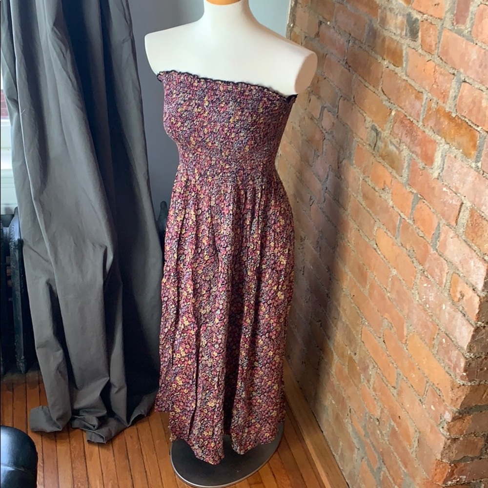 Floral smocked dress
